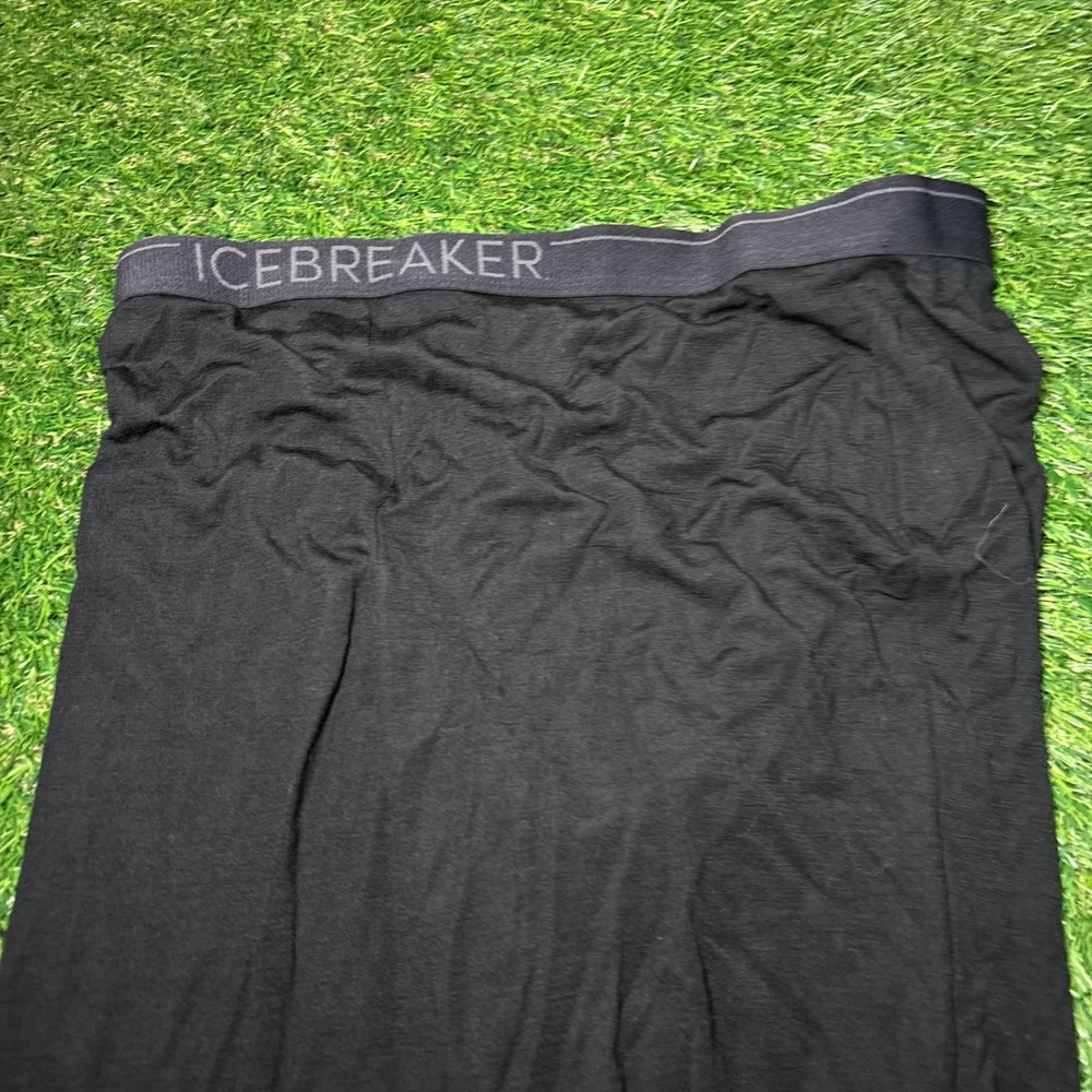 Icebreaker Mens 175 Everyday Leggings Black Merino Wool Base Layer XXL - Picture 2 of 12